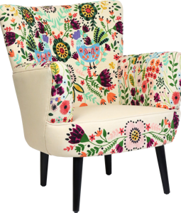 9957 FAUTEUIL « BELLA FLORA »